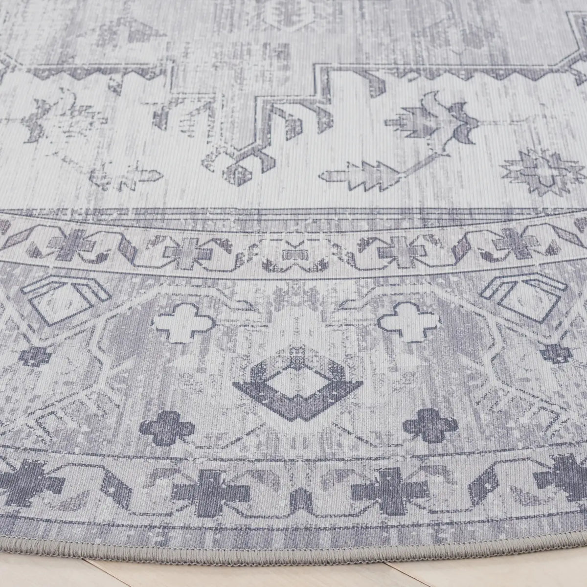 Safavieh Tucson 6'-0" x 6'-0" Rug in Light Grey