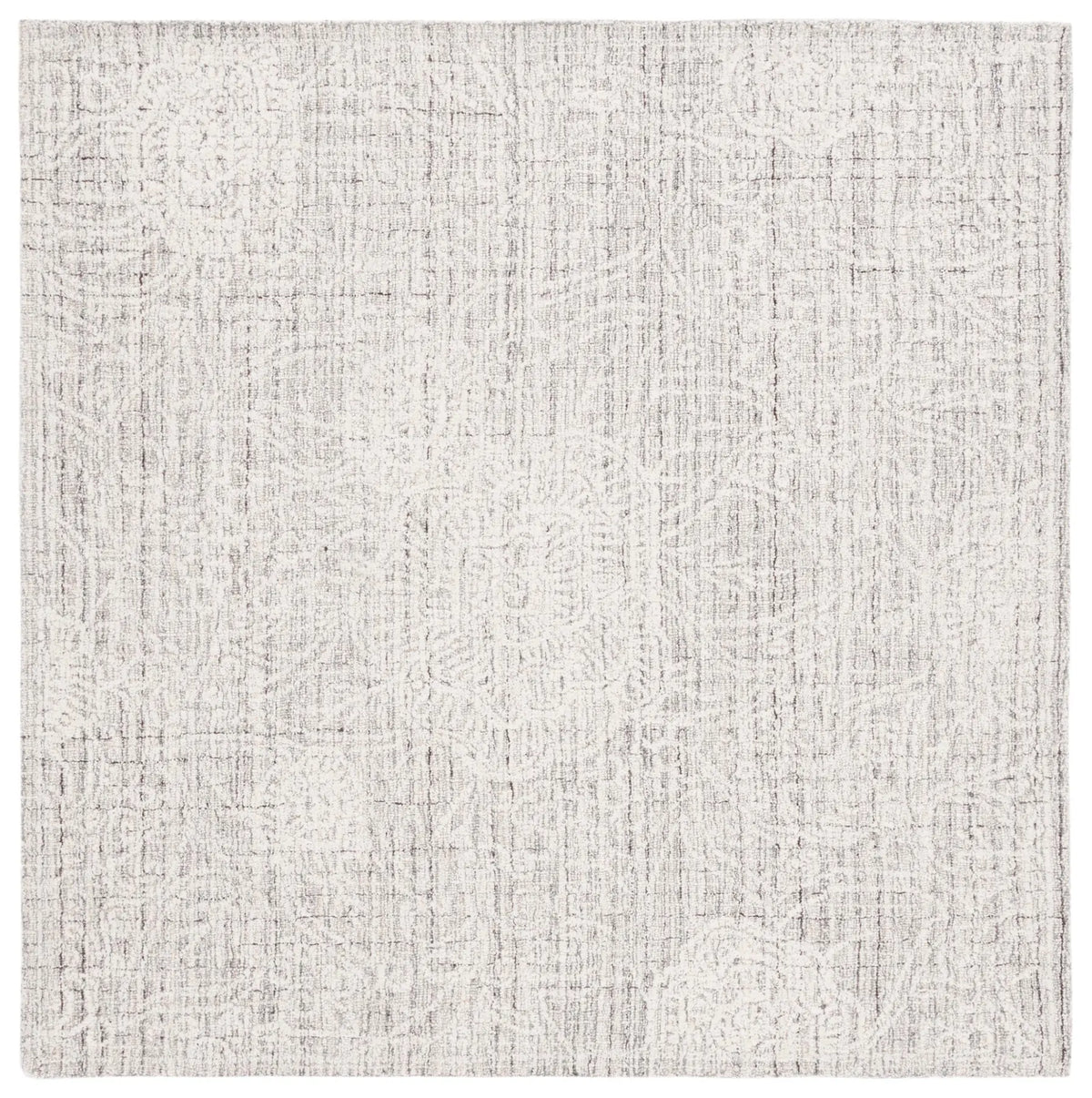 Safavieh Ebony 6'-0" x 6'-0" Rug in Grey / Ivory