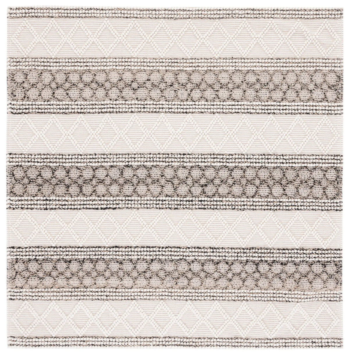 Safavieh Natura 6'-0" x 6'-0" Rug in Ivory / Black