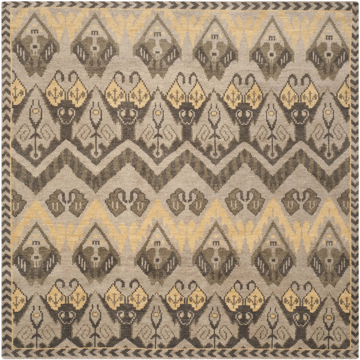 Safavieh Kenya 7'-0" x 7'-0" Rug in Gold / Beige