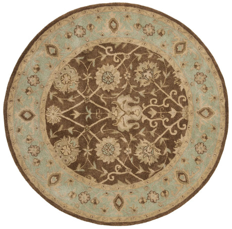 Safavieh Antiquity 6'-0" x 6'-0" Rug in Brown / Green