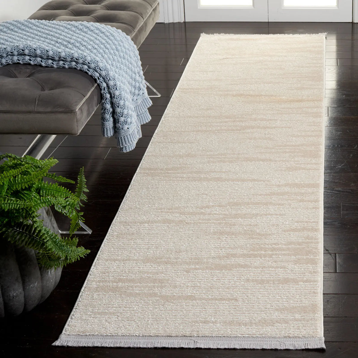Safavieh Whisper 2'-2" x 8'-0" Rug in Ivory / Beige