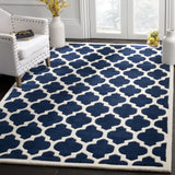 Safavieh Chatham 5'-0" x 8'-0" Rug in Dark Blue / Ivory
