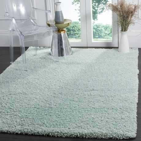Safavieh Sgl-Laguna Shag 4'-0" x 6'-0" Rug in Light Blue