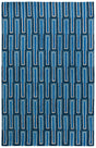Safavieh Genre 4'-0" x 6'-0" Rug in Blue / Ivory