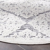 Safavieh Cabana 6'-7" x 6'-7" Rug in Ivory / Grey