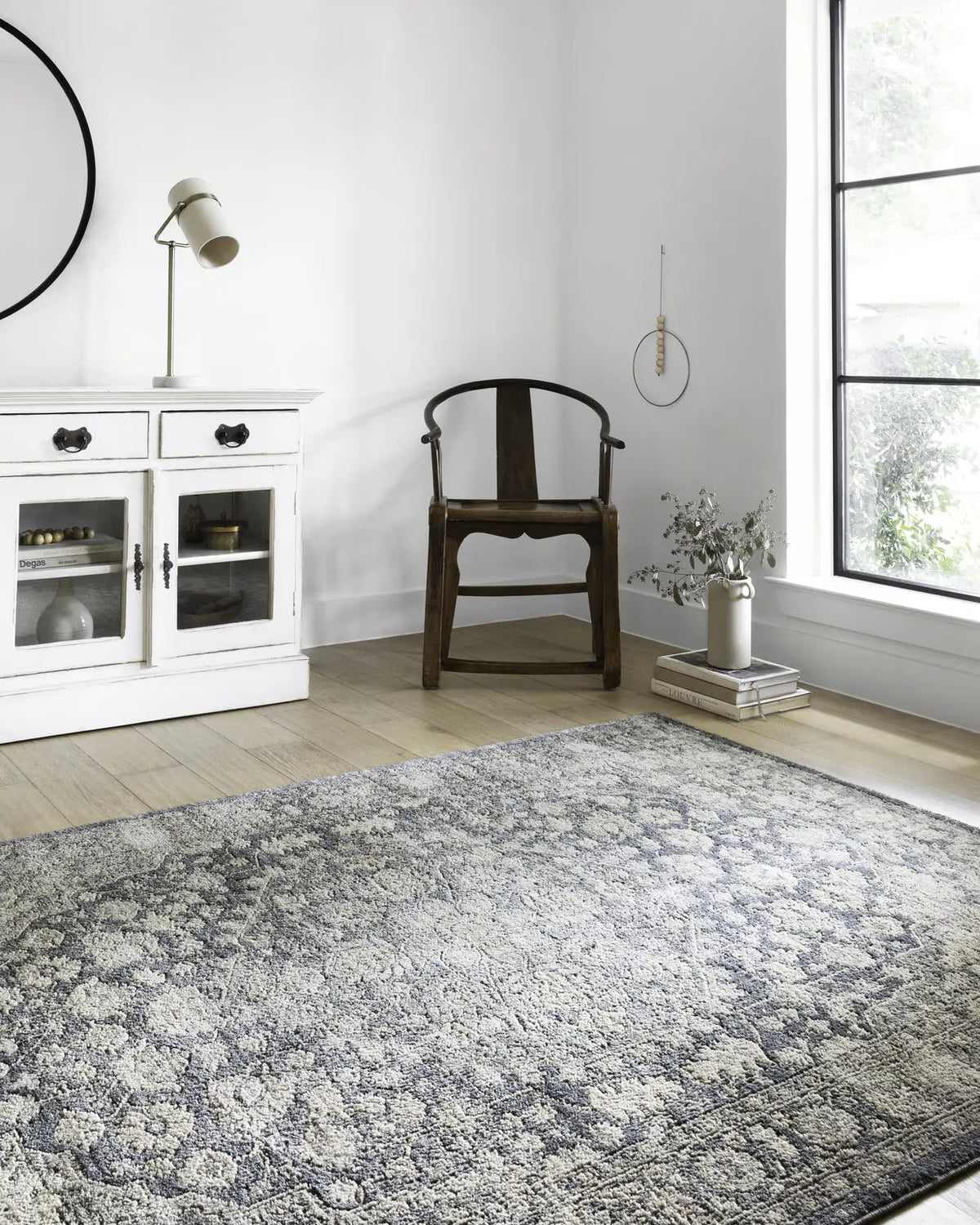 Loloi Teagan Tea-01 Denim/Mist Rugs - room scene 1
