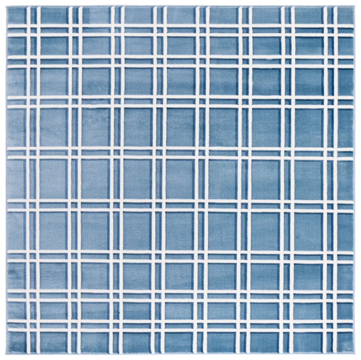 Safavieh Groove 6'-7" x 6'-7" Rug in Blue / Ivory