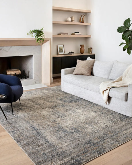 Loloi Teagan Tea-05 Denim/Slate Rugs - room scene 2