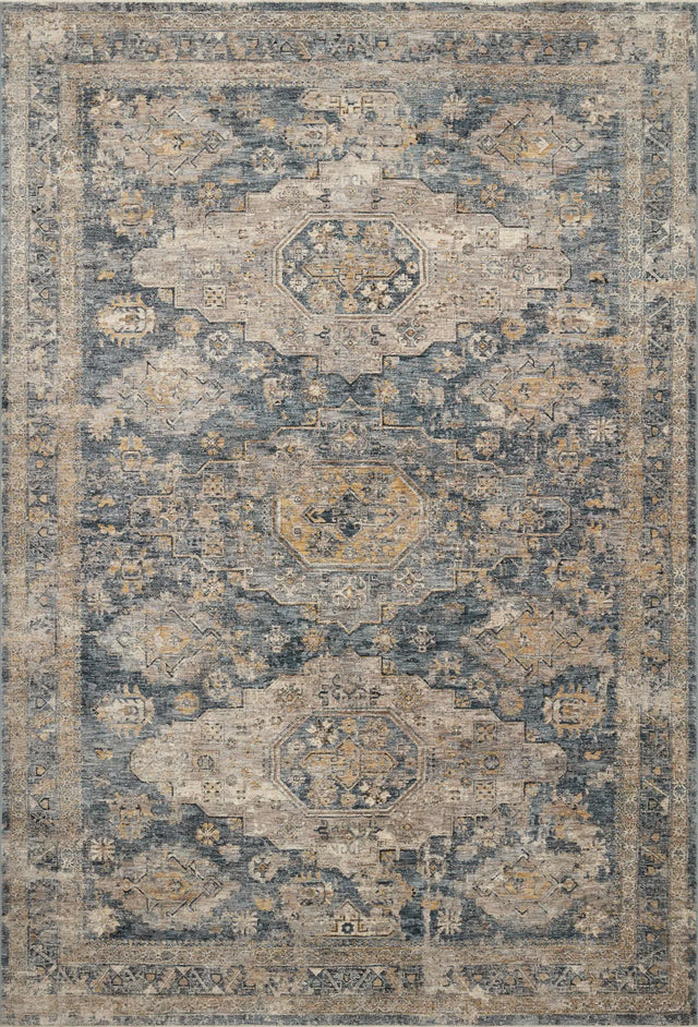 Loloi Gaia Gaa-02 Denim/Taupe Rugs - main flat