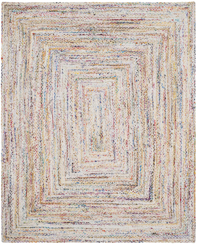 Safavieh Braided 10'-0" x 14'-0" Rug in Ivory / Multi