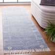 Safavieh Kilim 2'-3" x 9'-0" Rug in Blue / Ivory
