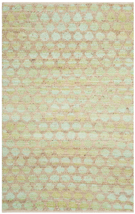 Safavieh Cape Cod 4'-0" x 6'-0" Rug in Green / Natural