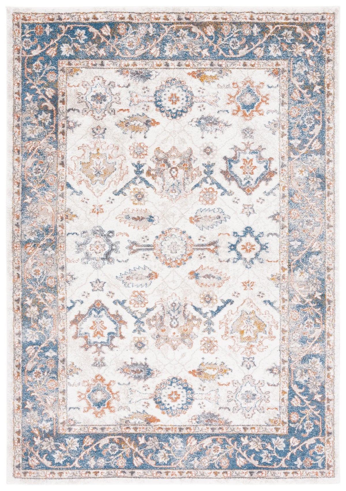 Safavieh Symphony 4'-5" x 6'-5" Rug in Ivory / Navy