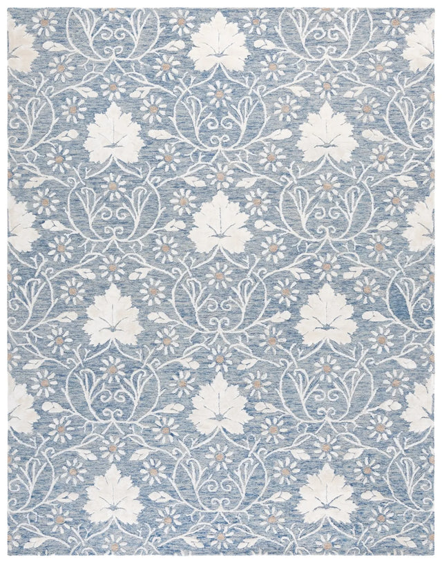 Safavieh Glamour 8'-0" x 10'-0" Rug in Blue / Ivory