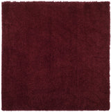 Safavieh Sgl-Laguna Shag 6'-7" x 6'-7" Rug in Maroon