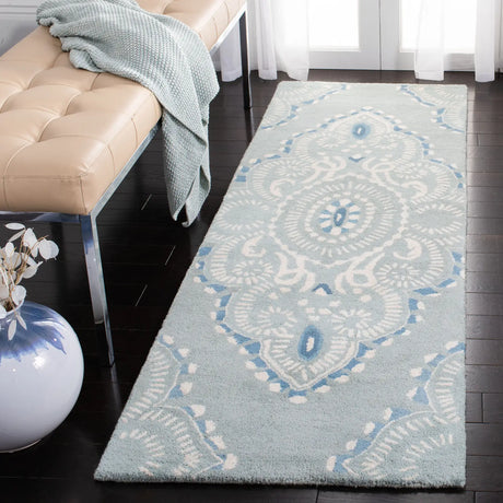 Safavieh Wyndham 2'-3" x 11'-0" Rug in Blue / Ivory
