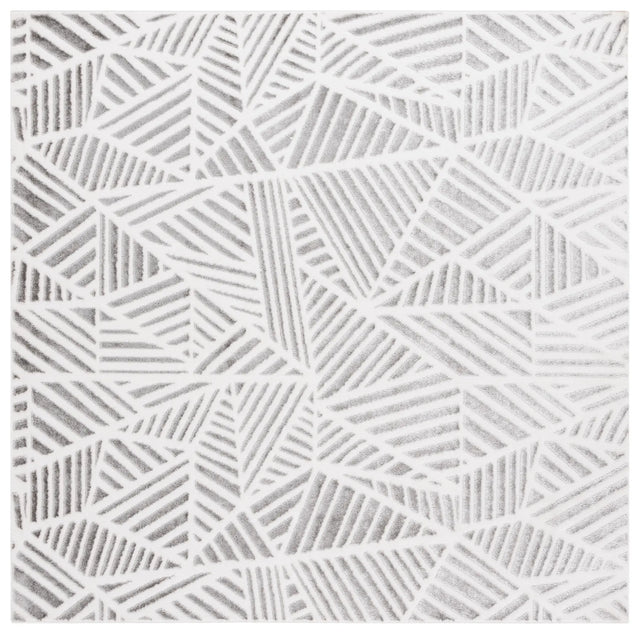 Safavieh Maya 6'-7" x 6'-7" Rug in Ivory / Grey