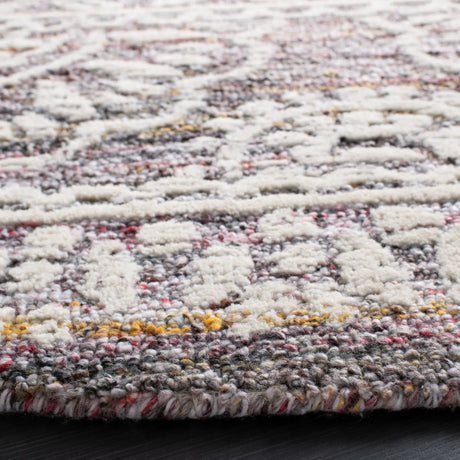 Safavieh Metro 6'-0" x 6'-0" Rug in Red / Ivory