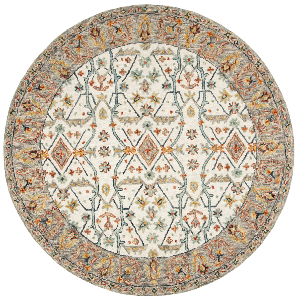 Safavieh Aspen 7'-0" x 7'-0" Rug in Ivory / Blue