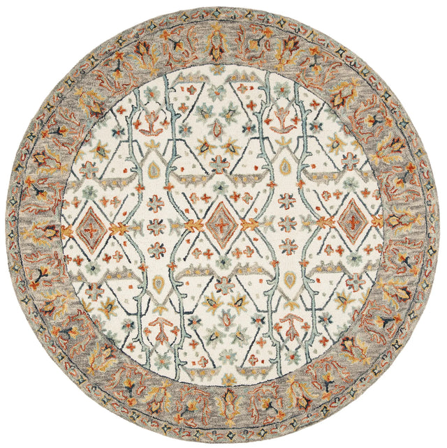 Safavieh Aspen 7'-0" x 7'-0" Rug in Ivory / Blue