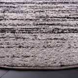 Safavieh Adirondack 6'-0" x 6'-0" Rug in Silver / Black