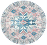 Safavieh Journey 6'-7" x 6'-7" Rug in Pink / Blue