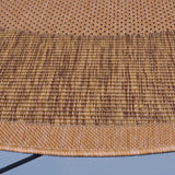 Safavieh Courtyard 6'-7" x 6'-7" Rug in Natural / Gold