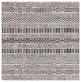Safavieh Natura 6'-0" x 6'-0" Rug in Black / Ivory