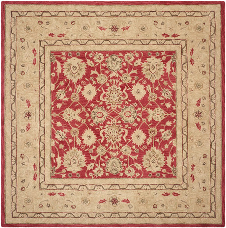 Safavieh Anatolia 8'-0" x 8'-0" Rug in Red / Ivory
