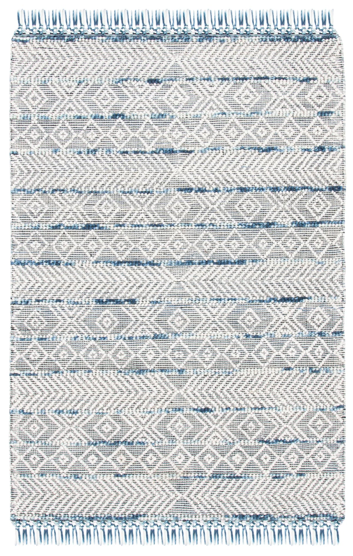 Safavieh Natura 4'-0" x 6'-0" Rug in Ivory / Blue