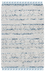 Safavieh Natura 4'-0" x 6'-0" Rug in Ivory / Blue