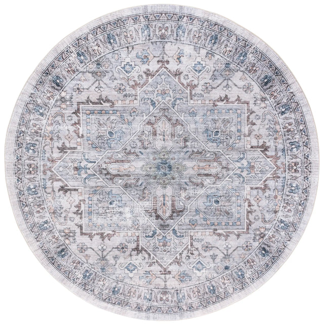 Safavieh Montana 6'-0" x 6'-0" Rug in Grey / Blue