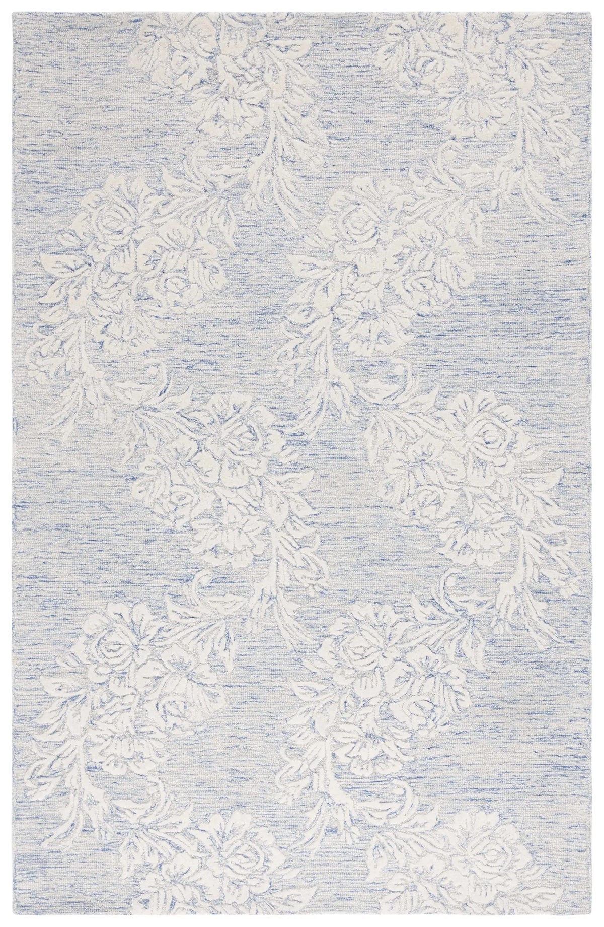 Safavieh Jardin 4'-0" x 6'-0" Rug in Blue / Ivory