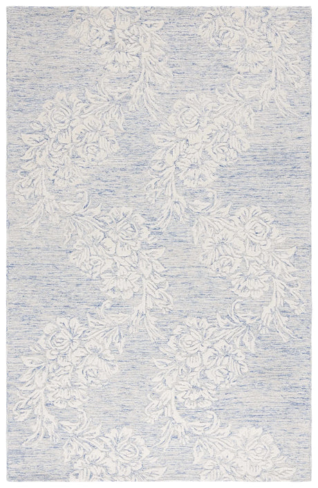 Safavieh Jardin 4'-0" x 6'-0" Rug in Blue / Ivory
