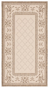 Safavieh Courtyard 2'-0" x 3'-7" Rug in Natural / Brown
