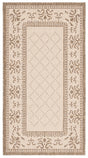 Safavieh Courtyard 2'-0" x 3'-7" Rug in Natural / Brown