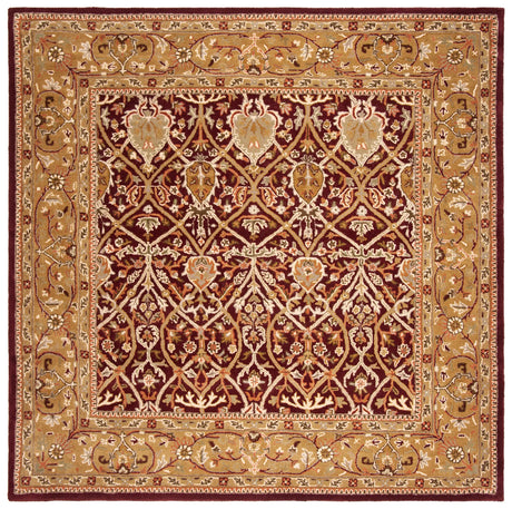 Safavieh Persian Legend 8'-0" x 8'-0" Rug in Red / Gold