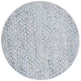 Safavieh Valencia 6'-4" x 6'-4" Rug in Light Blue / Grey