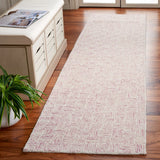 Safavieh Micro-Loop 2'-3" x 9'-0" Rug in Pink / Ivory