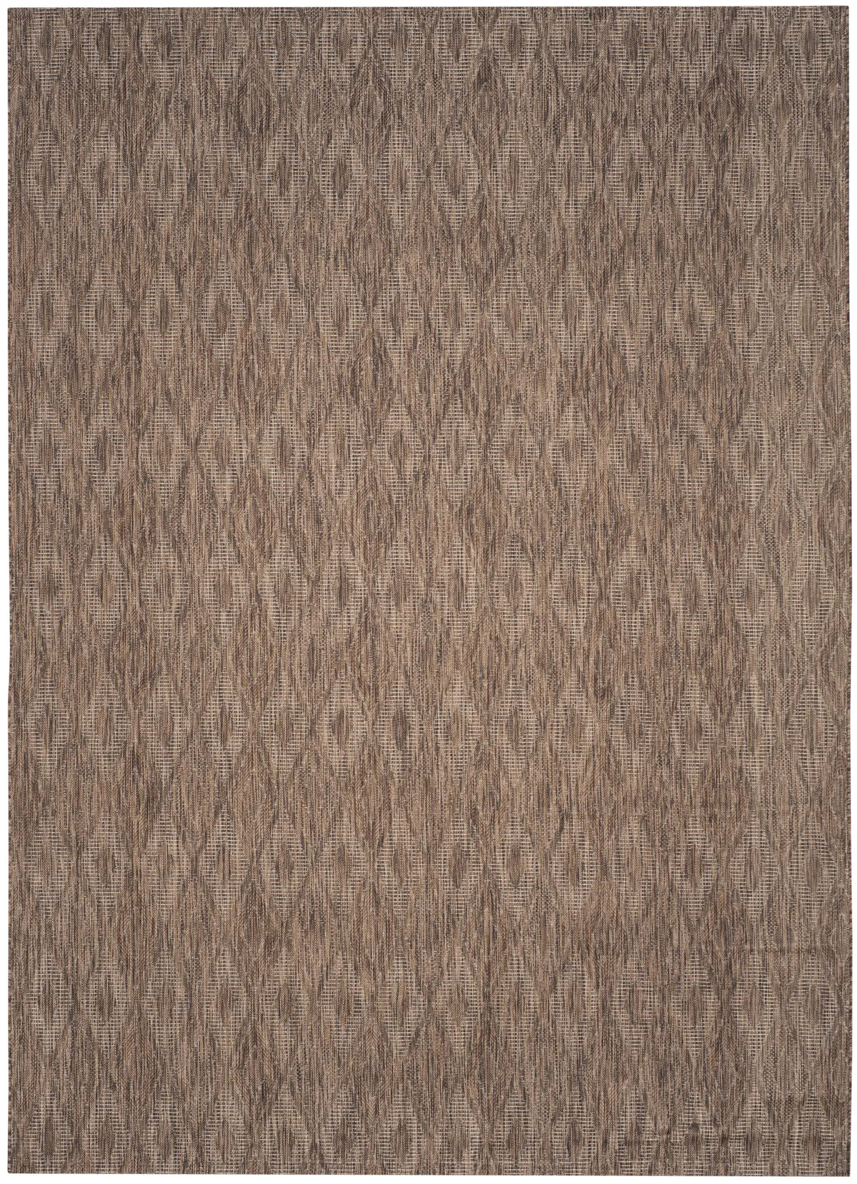 Safavieh Courtyard 10'-0" x 14'-0" Rug in Brown / Brown