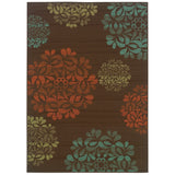 Oriental Weavers Sphinx Montego 2635n Brown / Blue Rugs - main flat
