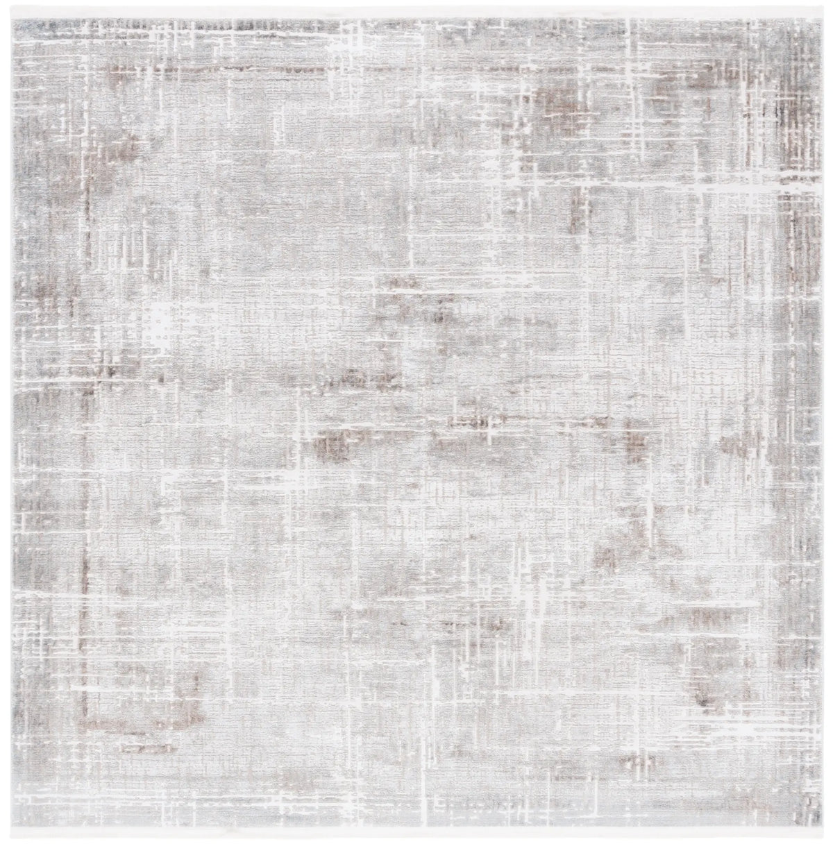 Safavieh Platinum 6'-7" x 6'-7" Rug in Grey / Dark Grey
