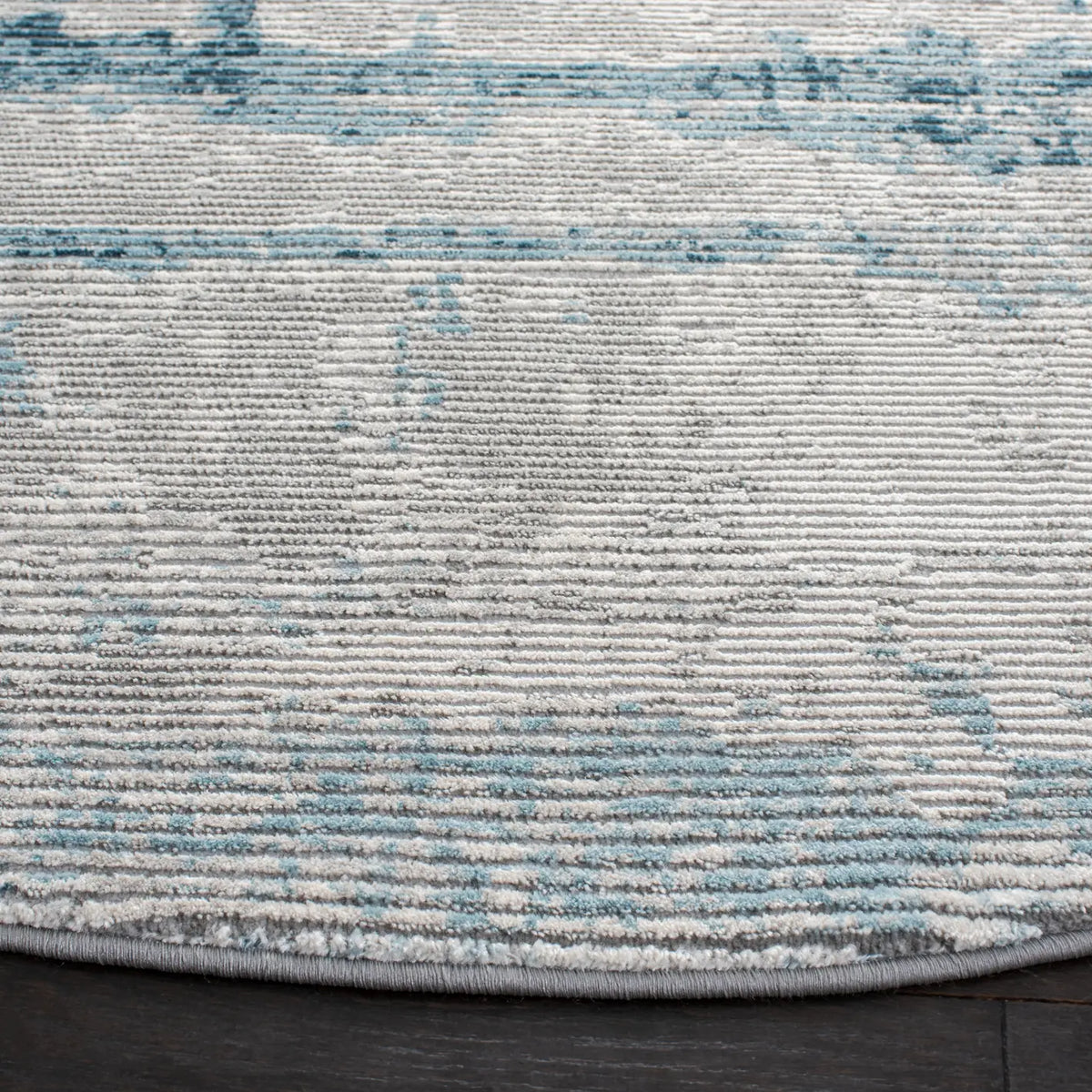 Safavieh Meadow 500 6'-7" x 6'-7" Rug in Light Grey / Blue