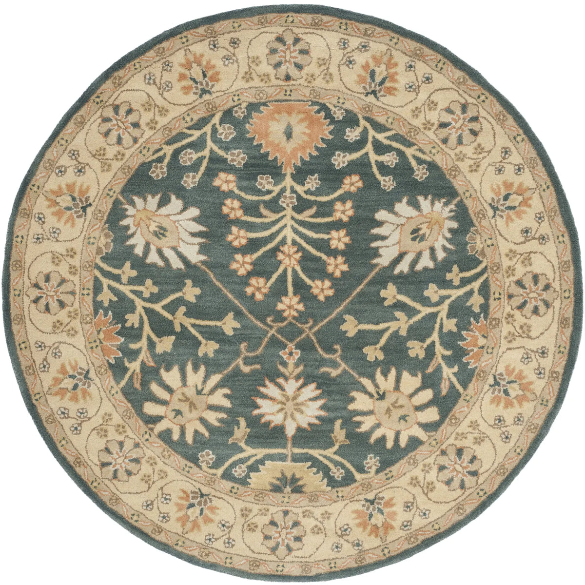 Safavieh Classic 6'-0" x 6'-0" Rug in Blue / Light Gold