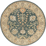 Safavieh Classic 6'-0" x 6'-0" Rug in Blue / Light Gold