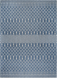 Nourison Positano Pos02 Navy Blue Area Rug