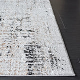 Safavieh Parker 6'-0" x 9'-0" Rug in Light Grey / Black