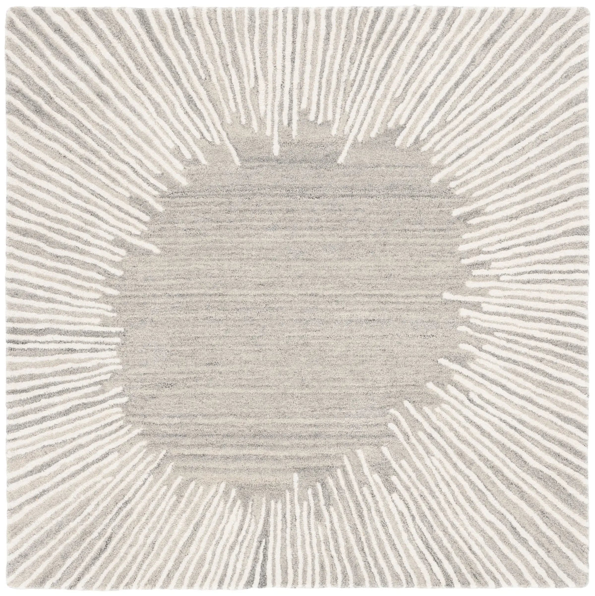 Safavieh Fifth Avenue 5'-0" x 5'-0" Rug in Grey / Ivory