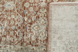 Dynamic Rugs Luminous 17603 Power Loomed Traditional Rust/Cream Rug - Corner